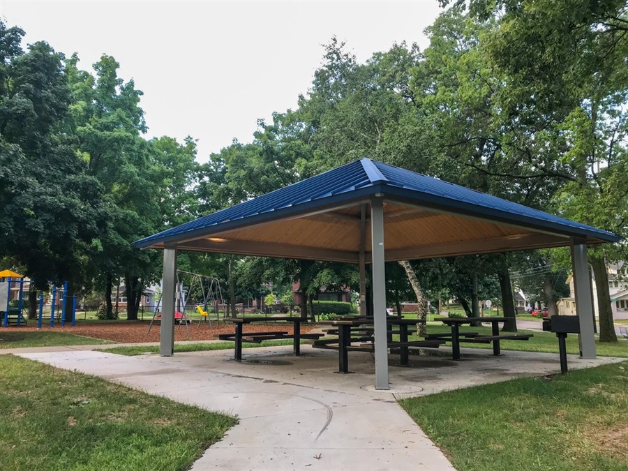 Picnic shelter at MLK Park