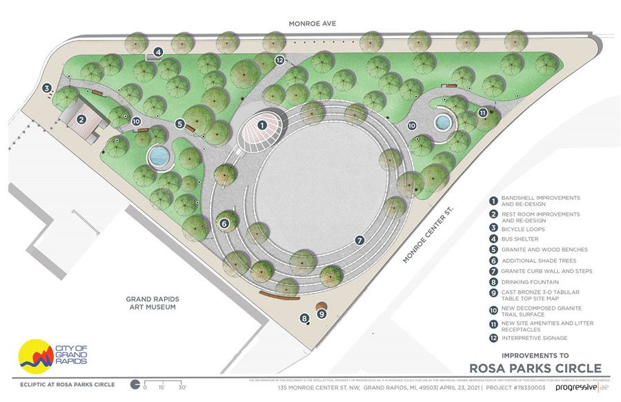 Rosa Parks Circle Concept Plan