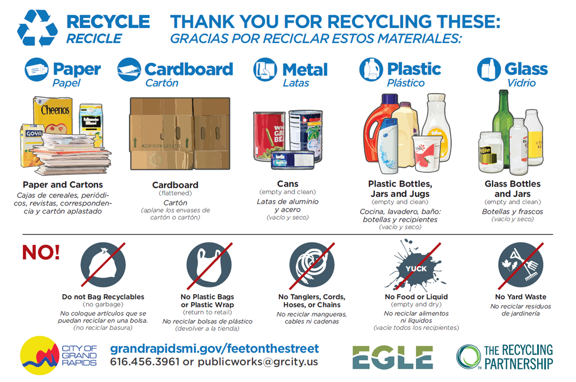Grand Rapids Recycling Schedule 2025