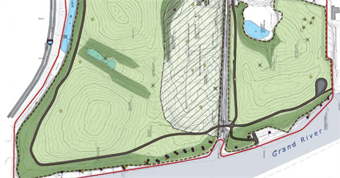 Diagram/Map of Butterworth Landfill Map