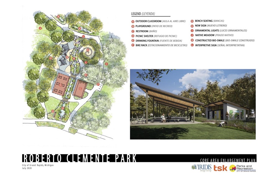 Roberto Clemente Park concept plan