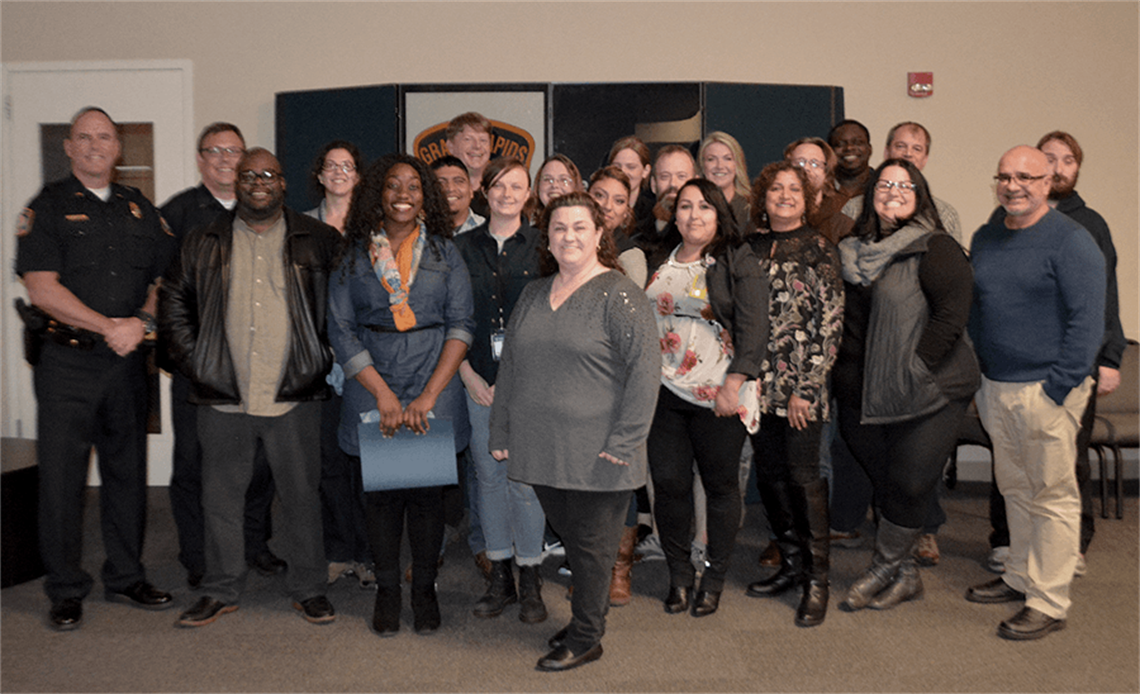 Group photo of Citizen Police Academy members