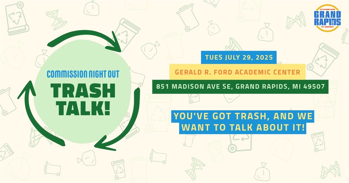 Trash Talk - Commission Night Out banner graphic