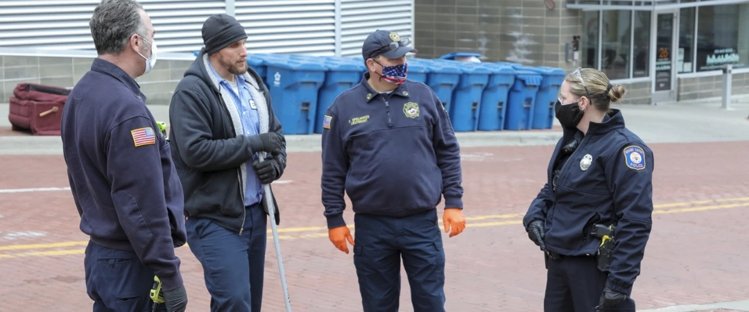 photo of the GR homeless response team