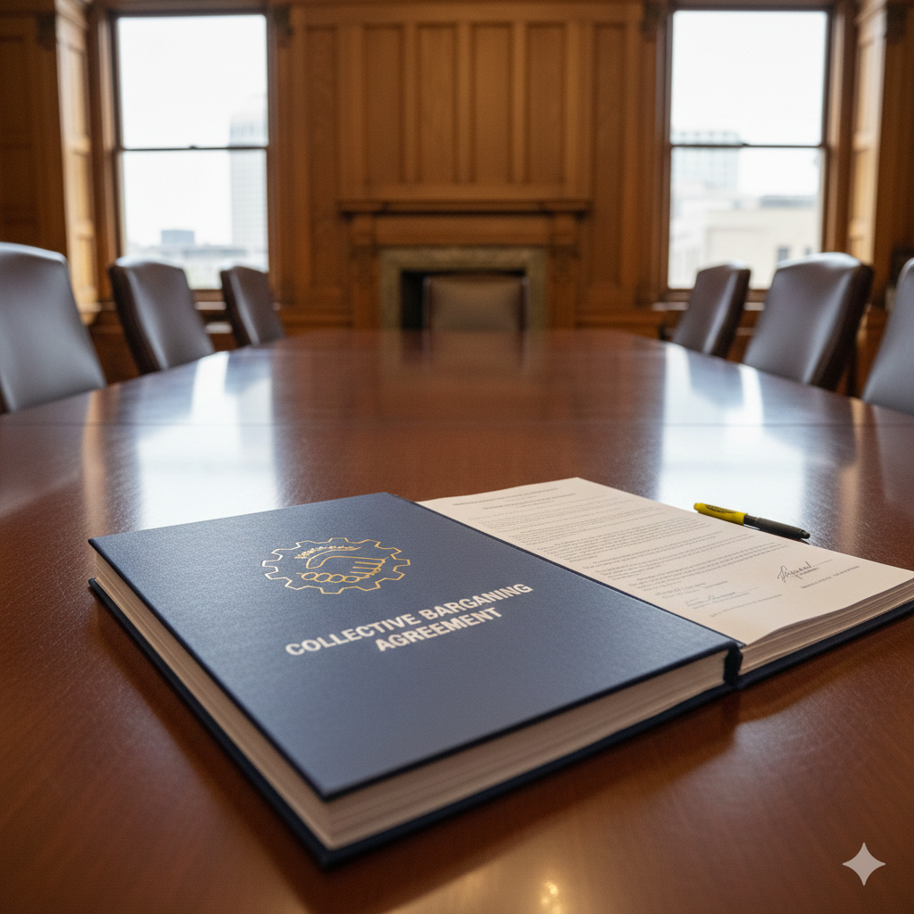 Books on a conference table