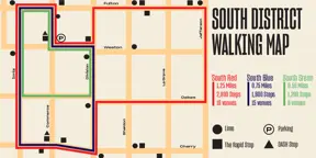 Click to expand the South District walk map 
