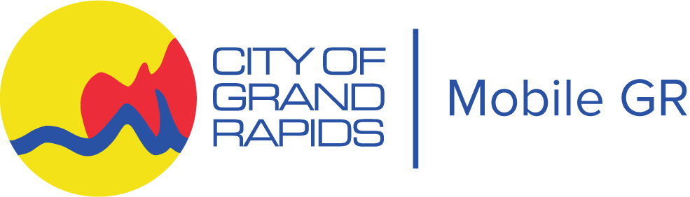 Logo for the City of Grand Rapids Mobile GR department