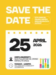 Save the date April 25 2026